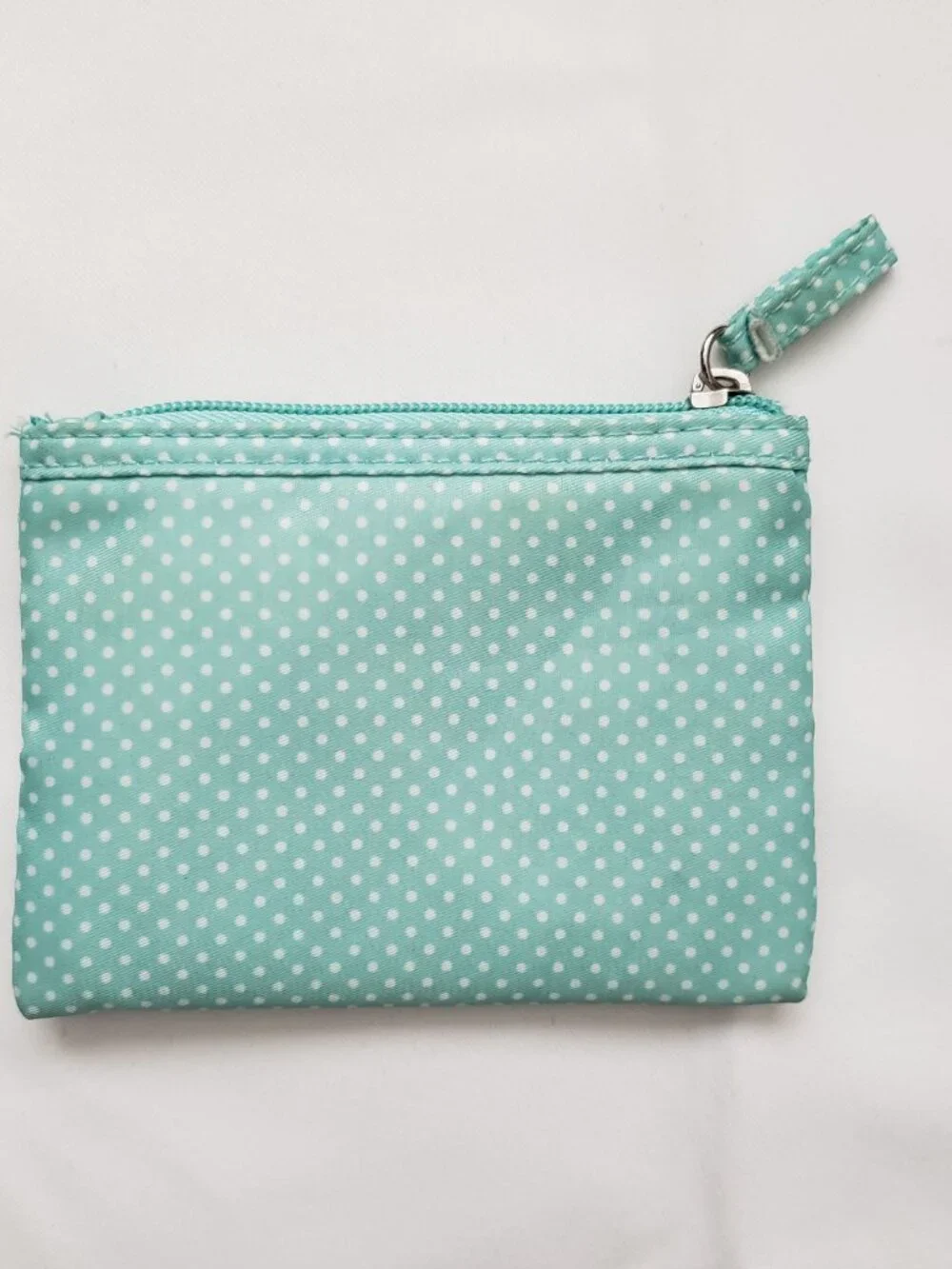 NWOT Modella mint & white travel makeup bag set storage